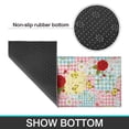 thumbnail image 6 of Pioneer Flower Floral Print Pattern Kitchen Rugs Sets Of 2, Anti Fatigue Non Slip Washable Floor Mats for Kitchen Sink Laundry, 17X30 Inch + 17X47 Inch, 6 of 6