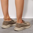 thumbnail image 6 of SACFOF Women's Suede Platform Loafers - Slip-On Wedge Moccasin with Comfortable Non-Slip Rocker Sole for Business, Casual, Daily Wear, 6 of 6