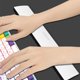 thumbnail image 2 of almohadilla de muñeca mecánico Shamjiam PU Cuero antideslizante 104Keys White, 2 of 9