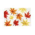 thumbnail image 2 of Zynviq Thanksgiving Area Rugs 15.7" X 23.6" Maple Leaf Throw Rug Polyester Washable Multicolor Rectangular Small Rug for Coffee Table, 2 of 6
