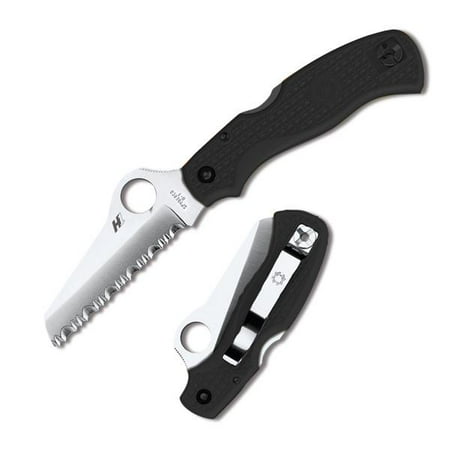 SPYDER C118SBK Saver Salt, Black FRN Handle, ComboEdge