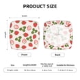 thumbnail image 6 of Uemuo Strawberries And Leaf Pattern Waterproof Square Couch Cushion Covers, Magic Sofa Covers Washable, Stretch Sofa Seat Cushion Slipcovers, 6 of 9