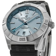Breitling Chronomat Automatic GMT 40 Blue Dial Rubber Strap Men's Watch P32398101C1S2