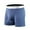 Blue, variant on HUPOM Mens Underwear Boxer Briefs Male Thongs Medium waist Comfort Waist Solid Boxer Briefs Purple M