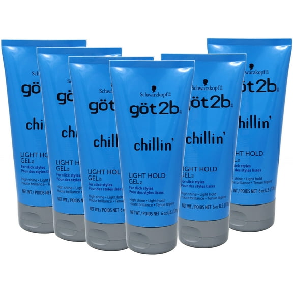 Got 2B Chillin Gel Light Hold 6 Ounce (Pack of 6)