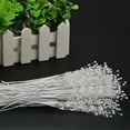 thumbnail image 7 of Walbest 10 Stems Imitation Pearl Sticks Beaded String for Crafts Spray Beads Wire Stems DIY Accessories Christmas Garland Wedding Bridal Flower Bouquet Party Table Decor, 7 of 7
