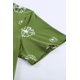 thumbnail image 4 of ABPHQTO Camiseta de mujer con cuello redondo y estampado de diente de león verde, 4 of 5