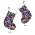 thumbnail image 3 of Yiaed Retro Cassette Music Print Christmas Stockings, Christmas Stockings Hanging Ornaments, Christmas Stockings for Family Christmas Holiday Decorations, 3 of 7