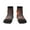 2 Black-1, variant on Red And Blue Fire Dragon D Pattern Quarter Crew Socks,Toe Seamed Ankle Socks,Cotton Cushioned Breathable Athletic Crew Sports Socks