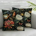 thumbnail image 3 of BCIIG Protea Flower Pillow Cover Watercolor Africa Tropical Floral Plant Square Throw Pillow Cover for Bedroom Decor  Starry Sky Colorful Butterfly Decorative Double Sides Print Cushion Cover, 3 of 5