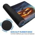 thumbnail image 6 of Moonlit Halloween Mouse Pad Glow-in-the-Dark Pumpkin in Spooky Forest, Large 31.5x11.8 Inch, Waterproof, Non-Slip Base - Ideal for Office, Gaming Laptop Gaming Mouse Pad, 6 of 7