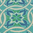thumbnail image 2 of Noble House Simon Indoor Geometric 8 x 11 Area Rug, Blue, Green, 2 of 3