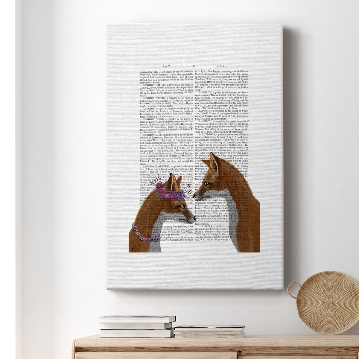 Fox Lovers Premium Gallery Wrapped Canvas - Ready to Hang