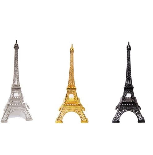 15" Metal Paris Eiffel Tower Statue Centerpiece Wedding Decoration Free Shipping 