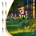 thumbnail image 7 of YardVibe Solar Garden Lights, Lily Solar Flower Lights, Solar Powered Outdoor Lights, Auto ON/Off Solar Waterproof Lights for Outside Garden Patio Yard Decorations, Gifts for Mother Grandma, 7 of 7