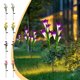thumbnail image 1 of Luces de suelo de flor de lirio solar, paquete de 2 lámparas decorativas de jardín al aire libre, luces de estaca LED impermeables de 27.56 ", decoración de patio multicolor con energía solar, 1 of 7