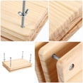 thumbnail image 3 of UPOUART Book Binding Press Tool Wooden Manual Clamp for Precise Pressure and Binding Use, 3 of 8