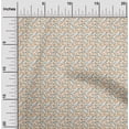 thumbnail image 1 of oneOone Cotton Poplin Fabric Flower & Leaves Watercolor Printed Fabric 1 Yard 56 Inches Wide, 1 of 4