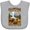 AC-Heather Grey, variant on Inktastic Yellowstone National Park Wildlife Vintage Poster Boys or Girls Baby Bib