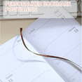 thumbnail image 5 of Lksixu Pocket Planner 2027, 3.7"x6.9" Leather Cover Weekly & Monthly Calendar Planner with Bookmark, Agenda Journal to Track Goals & Tasks, Portable Daily Organizer Notebook for Travel Office, 5 of 9