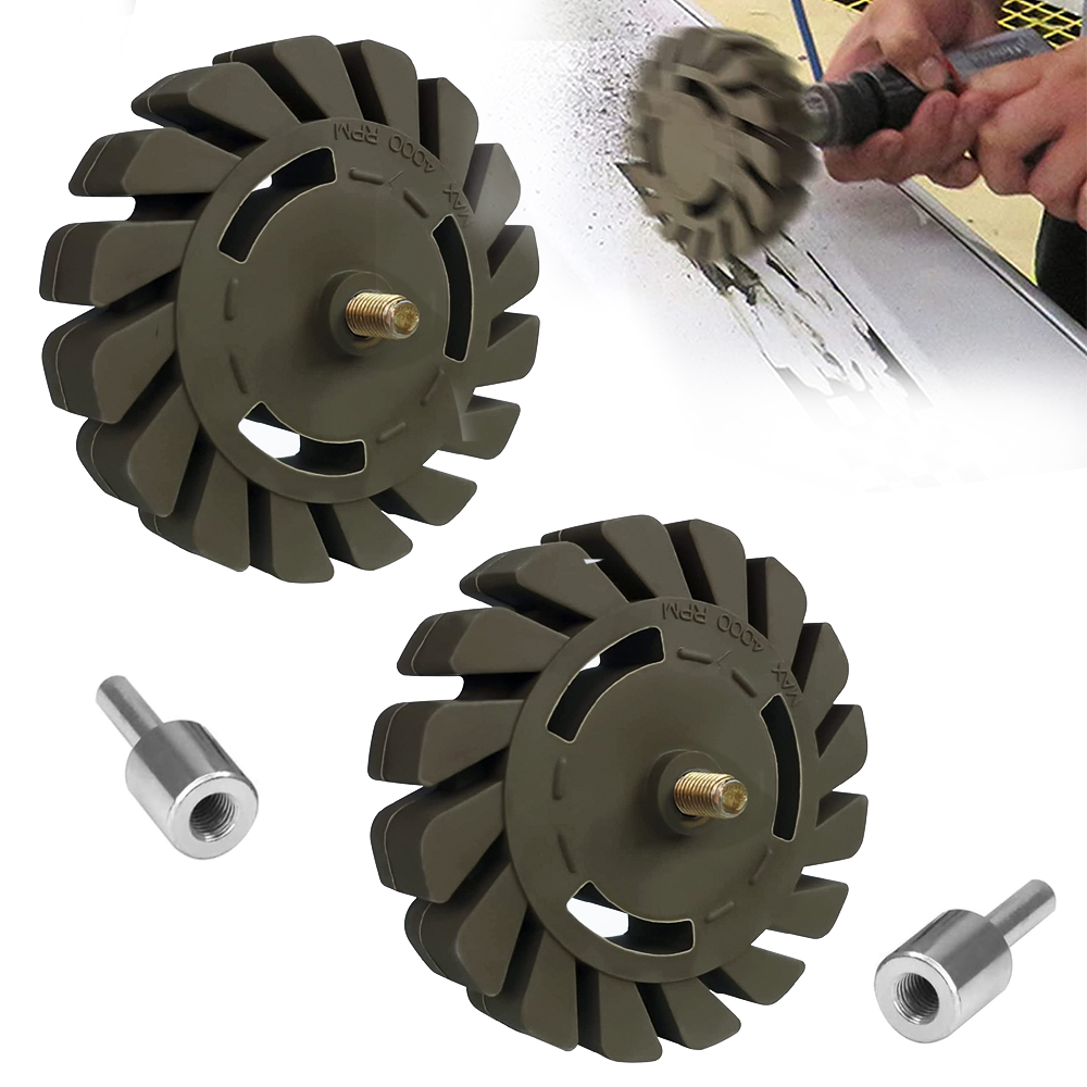 AWINNER Green Rubber Eraser Wheel, Decal and Adhesive Remover Tool