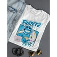 thumbnail image 3 of Frozeti the Yeti - Cool Dippin’ Dots Ice Cream Graphic Women's T-shirt, 3 of 4