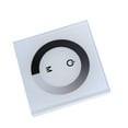 thumbnail image 4 of Controlador de interruptor de pared con regulador de intensidad táctil de un solo color, tira de luz LED CC 12 V-24 V, blanco, 4 of 14