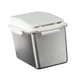thumbnail image 3 of Contenedor de almacenamiento de granos de acero inoxidable con tapa, caja organizadora para almacenar alimentos para mascotas Blanco para 10KG, 3 of 9