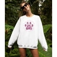 thumbnail image 6 of Life is Better with a Dog or Two or Three Sweatshirt for Women Funny Dog Mom Sweater White Sweatshirt Adult X-Large, 6 of 7