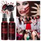thumbnail image 2 of 3-in-1 Halloween Fake Blood Makeup Kit - Splatter Spray, Dripping & Coagulated Gel for Realistic Wounds Zombie Vampire SFX Makeup, 2 of 5