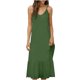 thumbnail image 1 of Vestido Largo de Hombro sin Mangas Cómodo sin Mangas Vestido Sólido de Cuello Redondo para Verano Y Primavera Vestido Casual Pantalones para Mujeres, 1 of 7