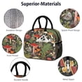 thumbnail image 4 of Office Lunch Cooler Bag for Women Men,Zipper Closure Lunch Tote for for Outdoor Activities (Mushroom ), 4 of 7