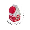 thumbnail image 2 of Portable Travel Keychain Cute Mini Container Plastic Metal Material Durable Lightweight Compact for Keys Bag Backpack Travel Everyday Carry Health-Conscious Individuals, 2 of 4