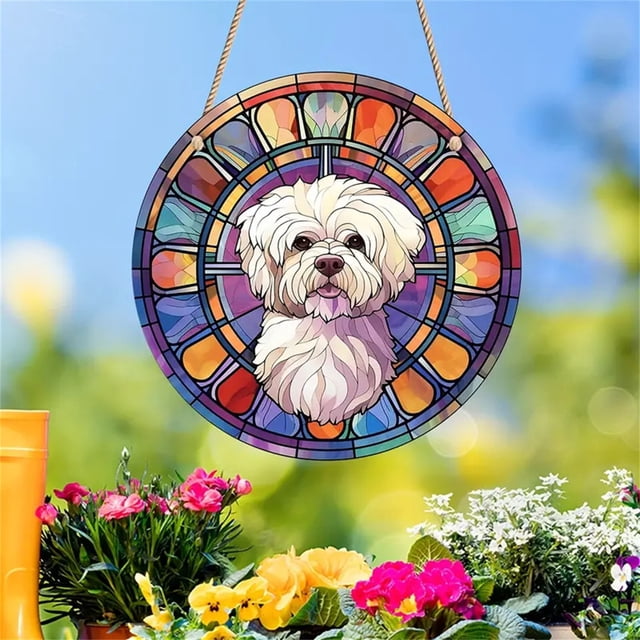 Puntoco Regalo Conmemorativo Para Perros, Ventana, Regalo De Condolencia Para Amantes De Los Perros, Decoración Para Mascotas, Colgante F, Decoración Del Hogar