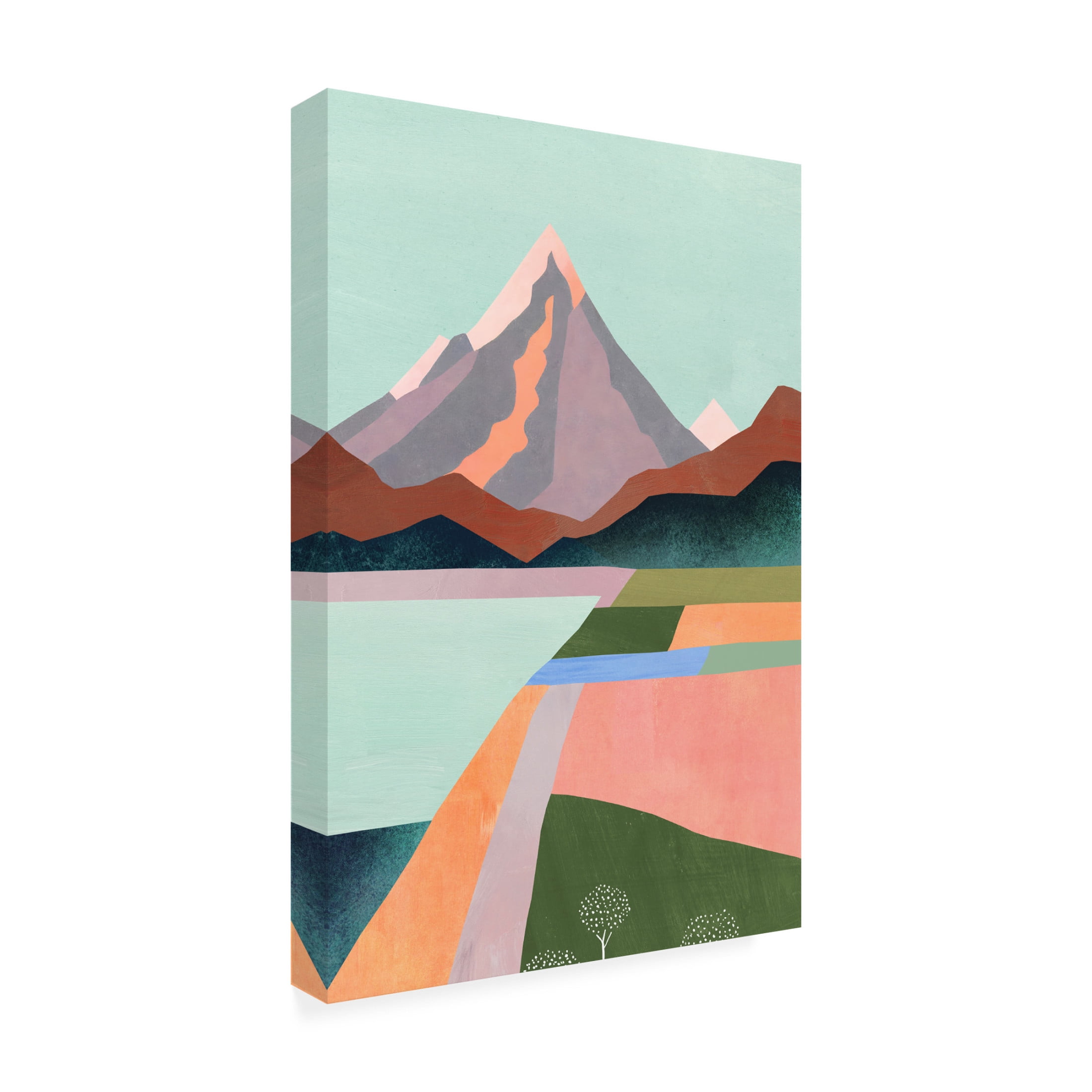 Trademark Fine Art longwayhome  First Blossom Canvas Wall Art