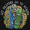 thumbnail image 2 of Skeleton All Skaters Go To Heaven Toddler Boy Girl T Shirt Infant Toddler Brisco Brands 5T, 2 of 5