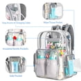 thumbnail image 2 of Mochila para pañales Mancro Clear Heavy Duty Transparente, 2 of 7