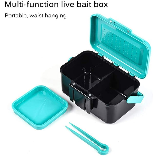 Breathable Worm Bait Holder, Bait Storage Box, Fishing-Accessories Boxes  Storage Containers for Bait Earthworm Worm 
