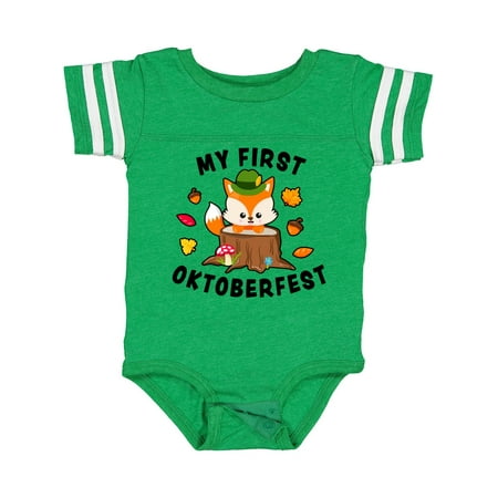 

Inktastic My First Oktoberfest with Fox Gift Baby Boy or Baby Girl Bodysuit