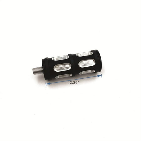 Style Shifter - HTT- Style 101- 1 PC Black Billet Shifter Peg For Harley Davidson all models (Street Bob FXDB/ Fat Bob FXDF/ Low Rider FXDL/ Low Rider S FXDLS/ Wide Glide FXDWG/ Softail Slim FLS)
