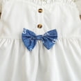 thumbnail image 5 of Tiweut Outfits Girls Summer Toddler Sleeveless Vest and Bowknot Print Shorts Clothes,12-18 M, 5 of 9