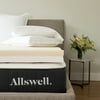 Allswell 4” Memory Foam Mattress Topper Infused with Copper Gel Queen