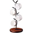 thumbnail image 3 of Portavasos con 4 ganchos, portavasos de café, portavasos para mostrador, elegante portavasos para cocina, taza de té, portavasos en forma de torre, 3 of 5