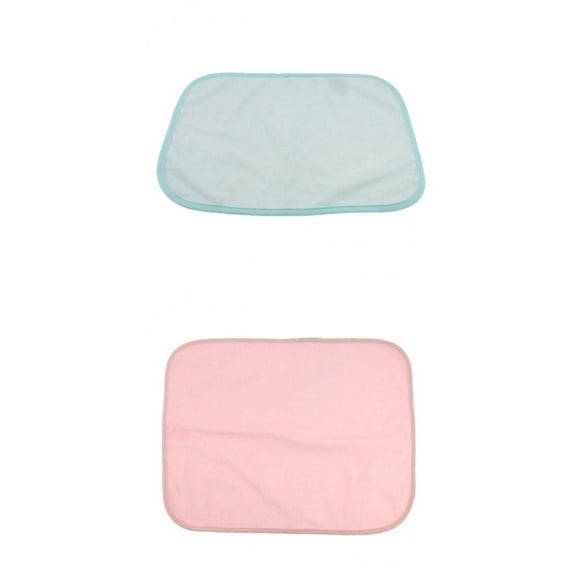 Almohadilla de Incontinencia Yuyangstore Reutilizable de 2 Piezas Cojín de cama lavable