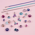 thumbnail image 3 of Make It Real: Halo Charms Bracelets - True Blue - Create 3 Metallic Bracelets, 28 Pieces, All-In-One, DIY Unique Charm & Bead Jewelry Kit, Tweens & Girls, Arts & Crafts, Kids Ages 8+, 3 of 9