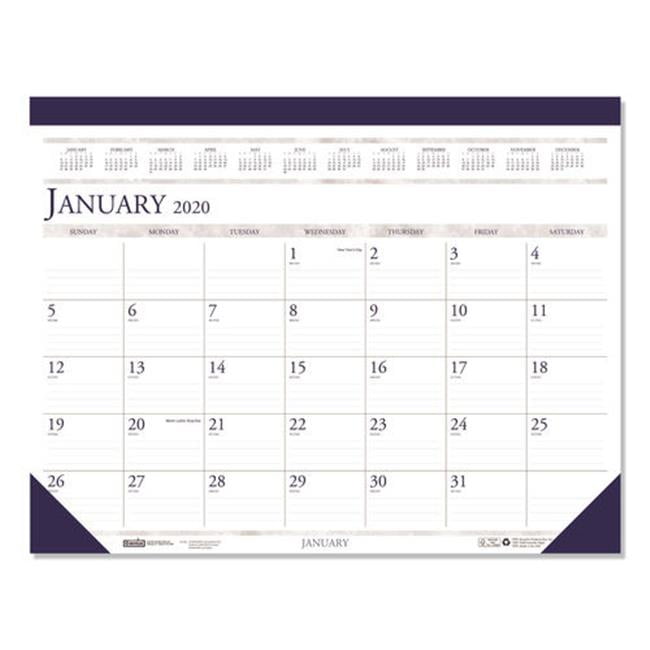 2020 House of Doolittle 22' x 17' Monthly Desk Pad Calendar Classic 24344253