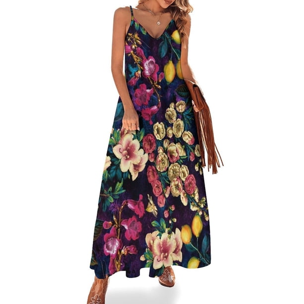 NIGHT FOREST XXII Vestido sin mangas Vestido largo de mujer Vestidos para mujer Ropa de mujer novedades