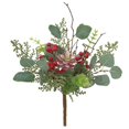 thumbnail image 2 of Artificial Leaf Pick Realistic Fake Greenery Stem Faux Leaf Branch for Christmas, 2 of 10