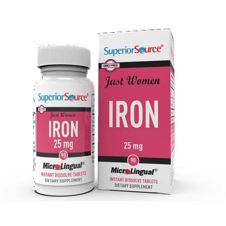 Superior Source - Just Women Iron 25 mg. - 90 Quick Dissolve Tablets