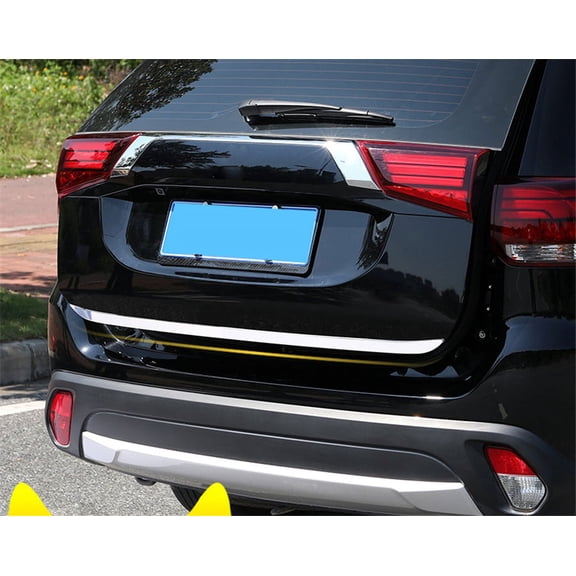 Furulu Tailgate Rear Door Bottom Cover Molding Trim Stainless for Mitsubishi Outlander 2013-2019